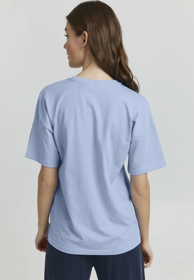 Oxmo PINALA - Camiseta Básica - Bel Air Blue, Mujer 3 Oxmo PINALA - Camiseta Básica - Bel Air Blue, Mujer - Imagen 3
