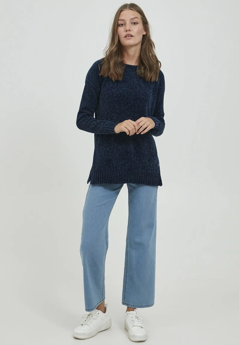 Oxmo OXELVINA - Jersey De Punto - Insignia Blue, Mujer 2 Oxmo OXELVINA - Jersey De Punto - Insignia Blue, Mujer - Imagen 2