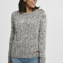 Oxmo OXPHIA - Jersey De Punto - Coffee Bea, Mujer