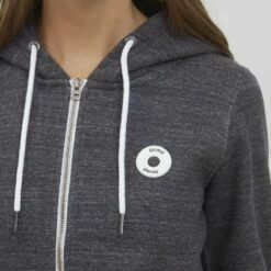 Oxmo OXHELNA - Sudadera Con Cremallera - Black Melange , Mujer -Oxmo tienda en línea d2981fcb75024b54aa5d0016d23f6af5