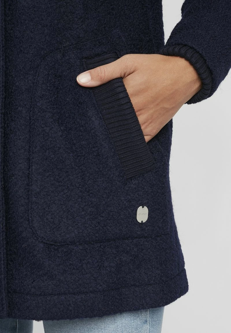 Oxmo OXRIEKE - Abrigo Corto - Insignia Blue Melange, Mujer 5 Oxmo OXRIEKE - Abrigo Corto - Insignia Blue Melange, Mujer - Imagen 5