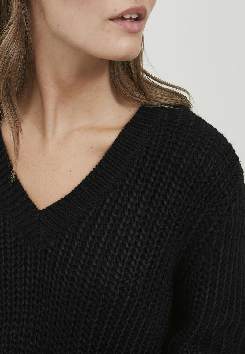 Oxmo OXLAVEA - Jersey De Punto - Black , Mujer 4 Oxmo OXLAVEA - Jersey De Punto - Black , Mujer - Imagen 4