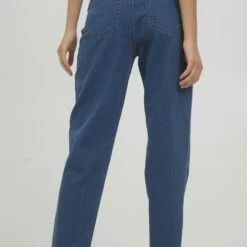 Oxmo OXANNE - Vaqueros Rectos - Mid Blue Denim , Mujer -Oxmo tienda en línea d4bd3adda5d648b2b781b0e3fb7257ee