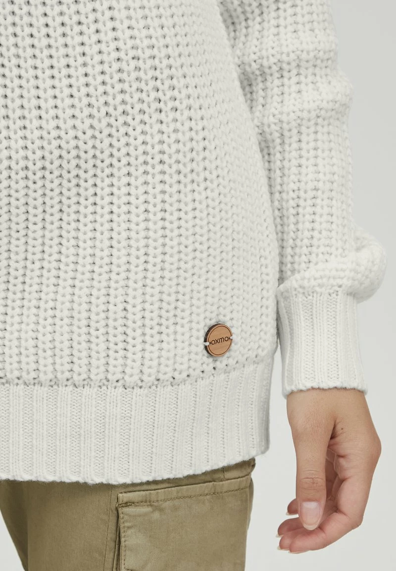 Oxmo OXNANNA - Jersey De Punto - Cloud Dancer , Mujer 5 Oxmo OXNANNA - Jersey De Punto - Cloud Dancer , Mujer - Imagen 5