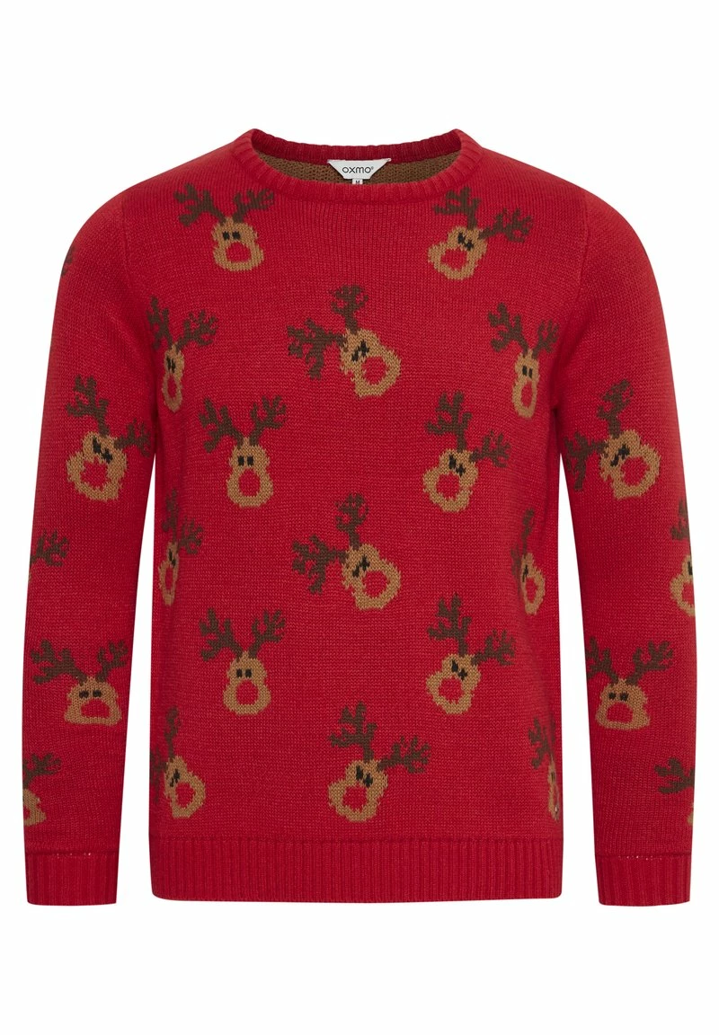 Oxmo OXCHRISTEL - Jersey De Punto - Chinese Red, Mujer 6 Oxmo OXCHRISTEL - Jersey De Punto - Chinese Red, Mujer - Imagen 6