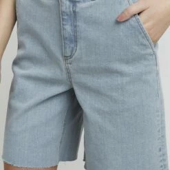 Oxmo Shorts Vaqueros - Light Blue Denim , Mujer -Oxmo tienda en línea d693f0a511e440b0b69bac053ed066e7