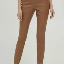 Oxmo PAULINE - Pantalones - Toffee , Mujer