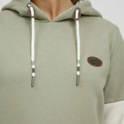 Oxmo OXKATHRINE - Jersey Con Capucha - Seagrass , Mujer -Oxmo tienda en línea d81cd20fad704fa7981a4c5bf6547463