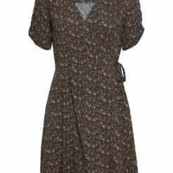 Oxmo OXEMBLA - Vestido Informal - Burnt Orange Mix, Mujer -Oxmo tienda en línea d921dd090131459c8b29e1331bcfc434