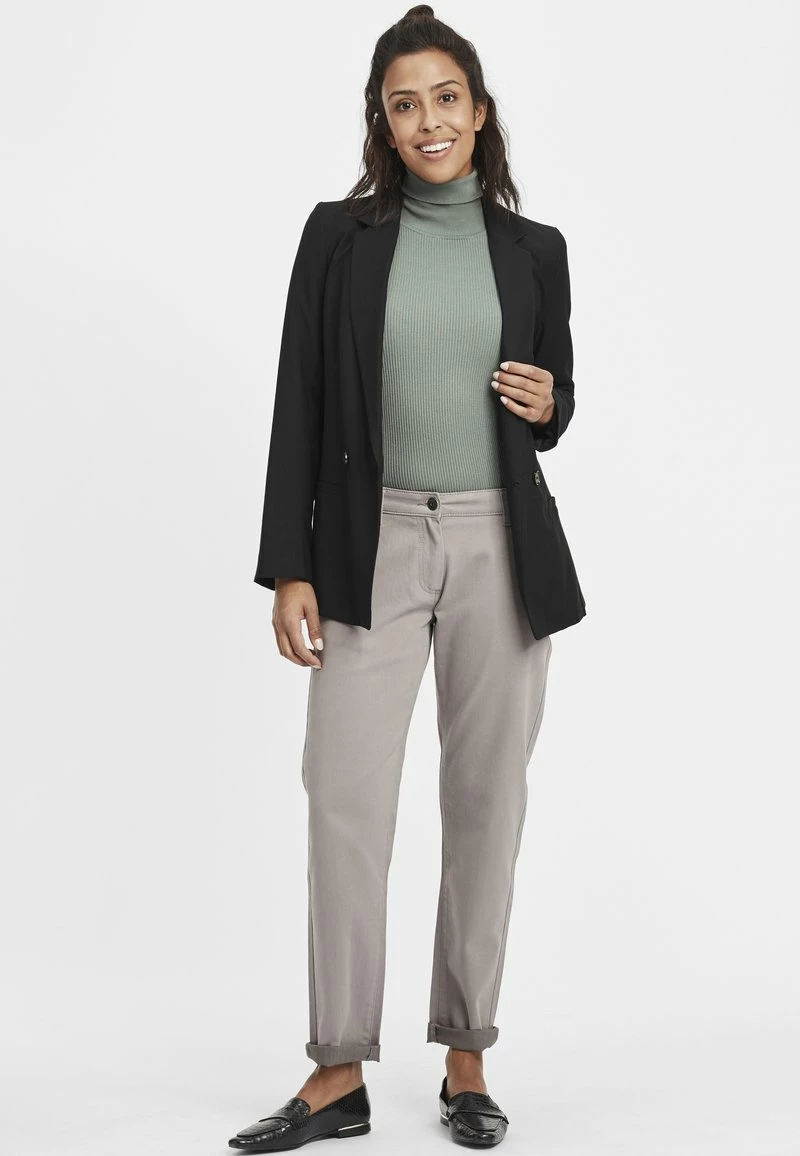 Oxmo OXDONETA - Pantalones Chinos - Mid Grey , Mujer 2 Oxmo OXDONETA - Pantalones Chinos - Mid Grey , Mujer - Imagen 2