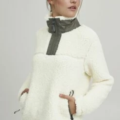 Oxmo OXELINA - Forro Polar - Cloud Dancer , Mujer