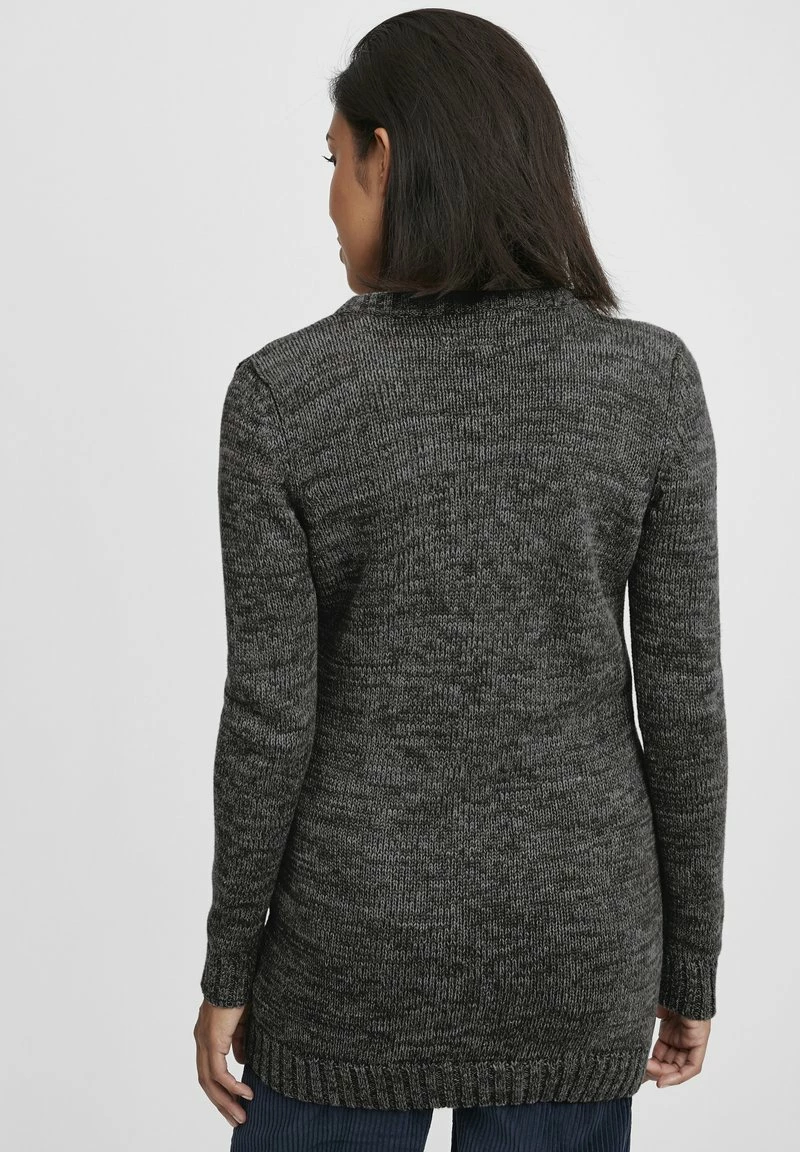 Oxmo OXPHILEMONA - Chaqueta De Punto - Black , Mujer 3 Oxmo OXPHILEMONA - Chaqueta De Punto - Black , Mujer - Imagen 3