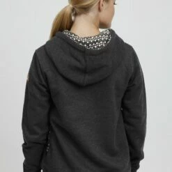 Oxmo OXULRIKA - Jersey Con Capucha - Dark Grey Melange , Mujer -Oxmo tienda en línea dbcddef586654ac8a38d9d248e27db0a