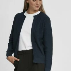 Oxmo OXKALOTTA - Chaqueta De Punto - Total Eclipse, Mujer