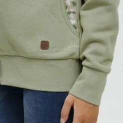 Oxmo OXULLA - Sudadera Con Cremallera - Seagrass , Mujer -Oxmo tienda en línea dd655d9081d7411eb2ac4c29e0ace39b