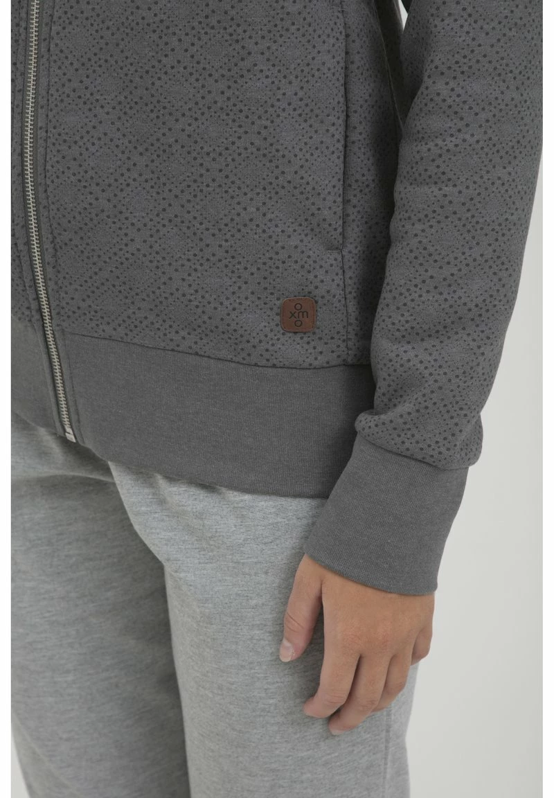 Oxmo OXVENDELA - Sudadera Con Cremallera - Grey, Mujer 5 Oxmo OXVENDELA - Sudadera Con Cremallera - Grey, Mujer - Imagen 5
