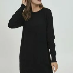 Oxmo OXMAREEN - Vestido De Punto - Black, Mujer