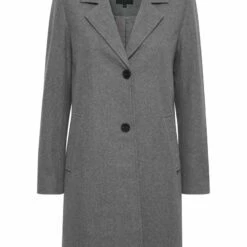 Oxmo OXNETA - Abrigo Clásico - Medium Grey Melange, Mujer -Oxmo tienda en línea de5402c12f834929aa224e1b428009b4