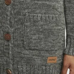 Oxmo OXPHILEMONA - Chaqueta De Punto - Dark Grey , Mujer -Oxmo tienda en línea e004062b6236423086856c11a2b19052