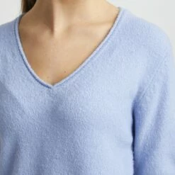 Oxmo OXIDA - Vestido De Punto - Brunnera Blue Melange , Mujer -Oxmo tienda en línea e044dc5ec416442ea96cd4da5178c0ea