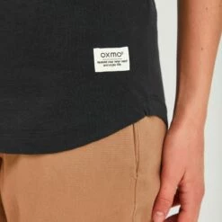 Oxmo OXLYDI - Camiseta Básica - Black , Mujer -Oxmo tienda en línea e09a58ad82d14db2b1fa593ce21a36ea