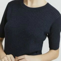 Oxmo RIONA - Camiseta Básica - Totaleclipsemelange, Mujer -Oxmo tienda en línea e14f9b81aa2f4348be85fa869f955fd0