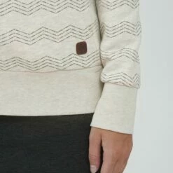 Oxmo OXVERNITA - Sudadera - Oyster Grey Melange, Mujer -Oxmo tienda en línea e177798759eb4102a62b12884c7feb59