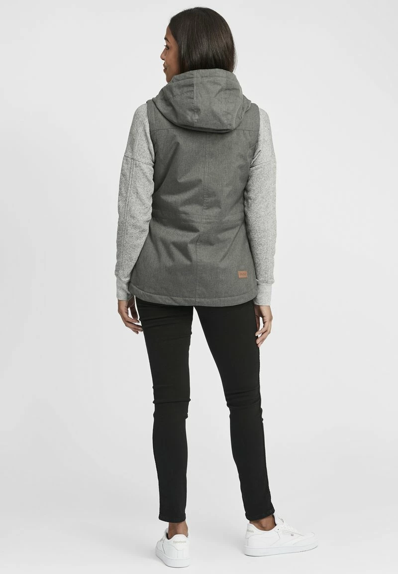 Oxmo OXBELLISSA - Chaleco - Dark Grey , Mujer 3 Oxmo OXBELLISSA - Chaleco - Dark Grey , Mujer - Imagen 3