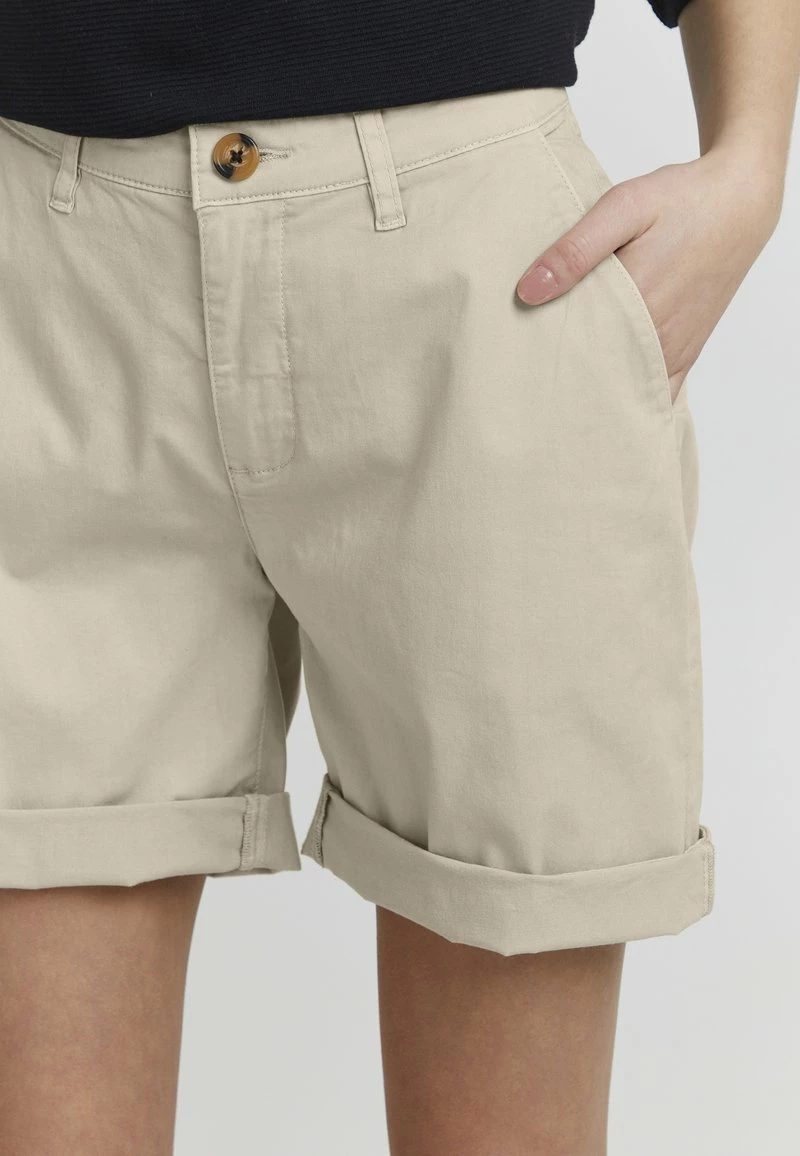 Oxmo OXCHARLINE - Shorts - Cement , Mujer 4 Oxmo OXCHARLINE - Shorts - Cement , Mujer - Imagen 4