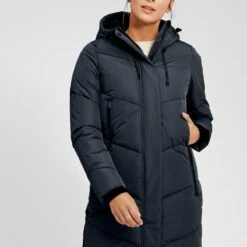 Oxmo OXJUNA - Abrigo De Invierno - Black, Mujer