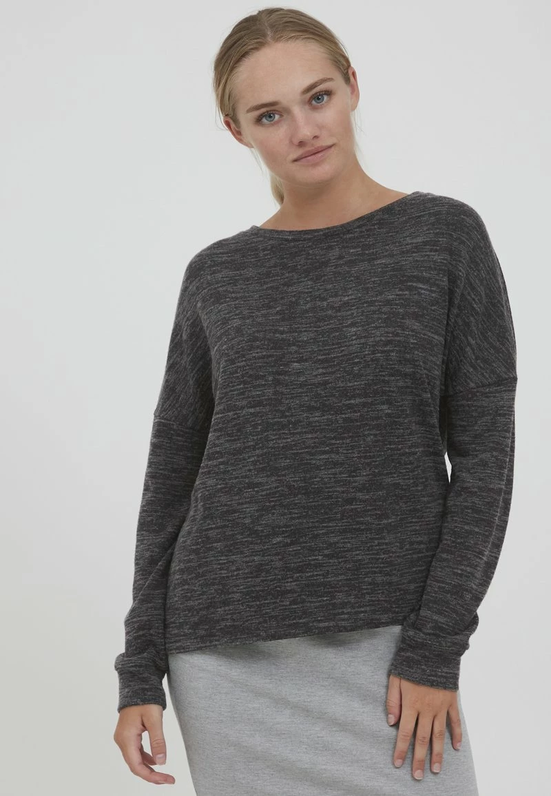 Oxmo OXBENTA - Jersey De Punto - Dark Grey Melange , Mujer 1 Oxmo OXBENTA - Jersey De Punto - Dark Grey Melange , Mujer