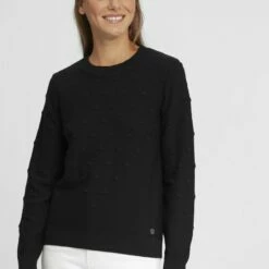 Oxmo OXDOTTA - Jersey De Punto - Black , Mujer
