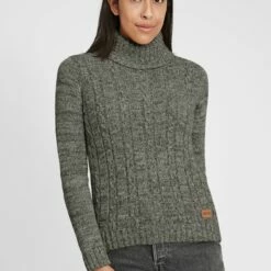 Oxmo OXPHILIPA - Jersey De Punto - Dark Grey , Mujer