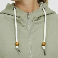 Oxmo OXULLA - Sudadera Con Cremallera - Seagrass , Mujer -Oxmo tienda en línea e5977ead109a49568c38471eaa617054