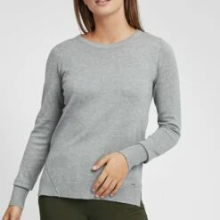 Oxmo OXWINOVA - Jersey De Punto - Medium Grey Melange , Mujer