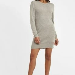 Oxmo OXNATTI - Vestido De Punto - Stone Mix , Mujer