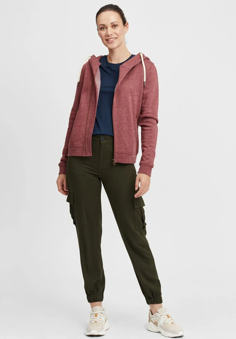 Oxmo OXVICKY - Sudadera Con Cremallera - Wine R Mel , Mujer 2 Oxmo OXVICKY - Sudadera Con Cremallera - Wine R Mel , Mujer - Imagen 2