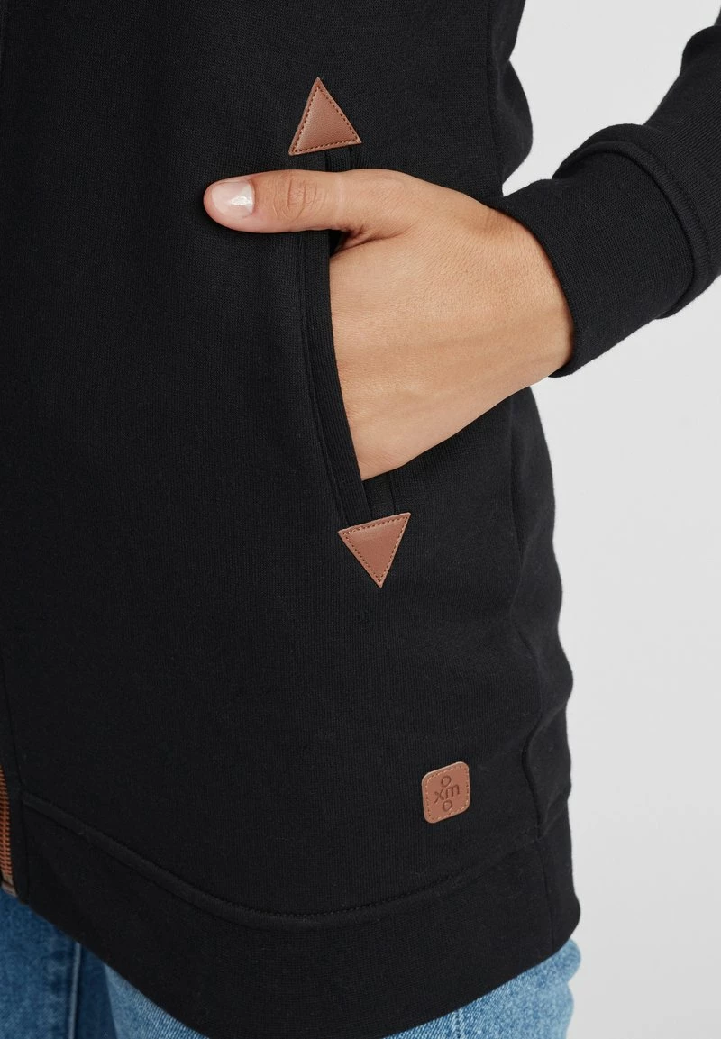 Oxmo OXVICKY - Sudadera Con Cremallera - Black , Mujer 5 Oxmo OXVICKY - Sudadera Con Cremallera - Black , Mujer - Imagen 5