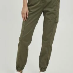 Oxmo OXCOCO - Pantalones Cargo - Ivy Green , Mujer