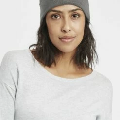 Oxmo OXBIENE - Gorro - Grey Mel, Mujer