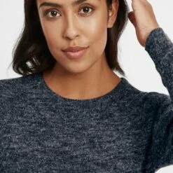 Oxmo OXNATTI - Vestido De Punto - Navy, Mujer -Oxmo tienda en línea eb4adca7466145448db9ec98a566b91b