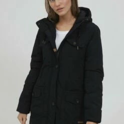 Oxmo OXTALA - Abrigo De Invierno - Black , Mujer