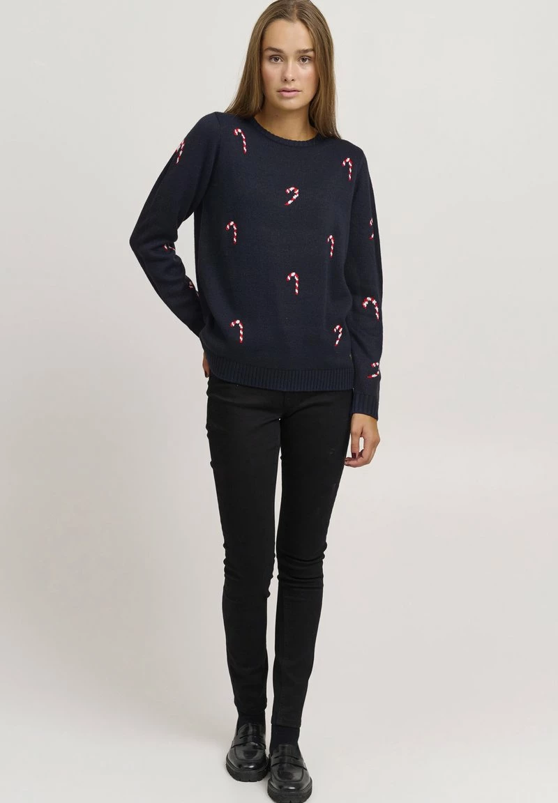 Oxmo OXCHRISTEL - Jersey De Punto - Dress Blues , Mujer 2 Oxmo OXCHRISTEL - Jersey De Punto - Dress Blues , Mujer - Imagen 2