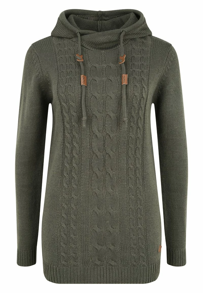Oxmo OXCABLE - Jersey Con Capucha - Dark Grey, Mujer 6 Oxmo OXCABLE - Jersey Con Capucha - Dark Grey, Mujer - Imagen 6
