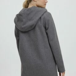 Oxmo OXNELINA - Abrigo De Invierno - Medium Grey Melange , Mujer -Oxmo tienda en línea ed530d0fe5b04748adb32c190bb853a0