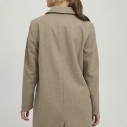 Oxmo OXNETA - Abrigo Clásico - Dune Melange , Mujer -Oxmo tienda en línea ed98c5812609420d8f745c261cdc2e19