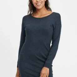 Oxmo OXELLA - Vestido De Punto - Ins Bl Mel, Mujer -Oxmo tienda en línea ee88dd39ad864eb9b752eedec2647baa