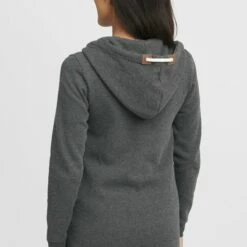 Oxmo OXVICKY - Sudadera Con Cremallera - Dar Grey M , Mujer -Oxmo tienda en línea ef40b3164323413eb3fe1732a20925ce
