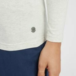 Oxmo OXMARIE - Camiseta De Manga Larga - Oyster Grey Melange , Mujer -Oxmo tienda en línea ef7cfbf76dc94b78bde0aa27f31d68bd