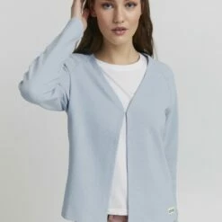 Oxmo JONIA - Chaqueta De Punto - Kentucky Blue, Mujer